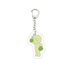 Motivational "Slay" Smiski Keychain