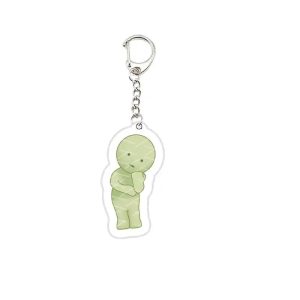 Adorable Smiski Thinking Pose Keychain - 5cm Acrylic Charm